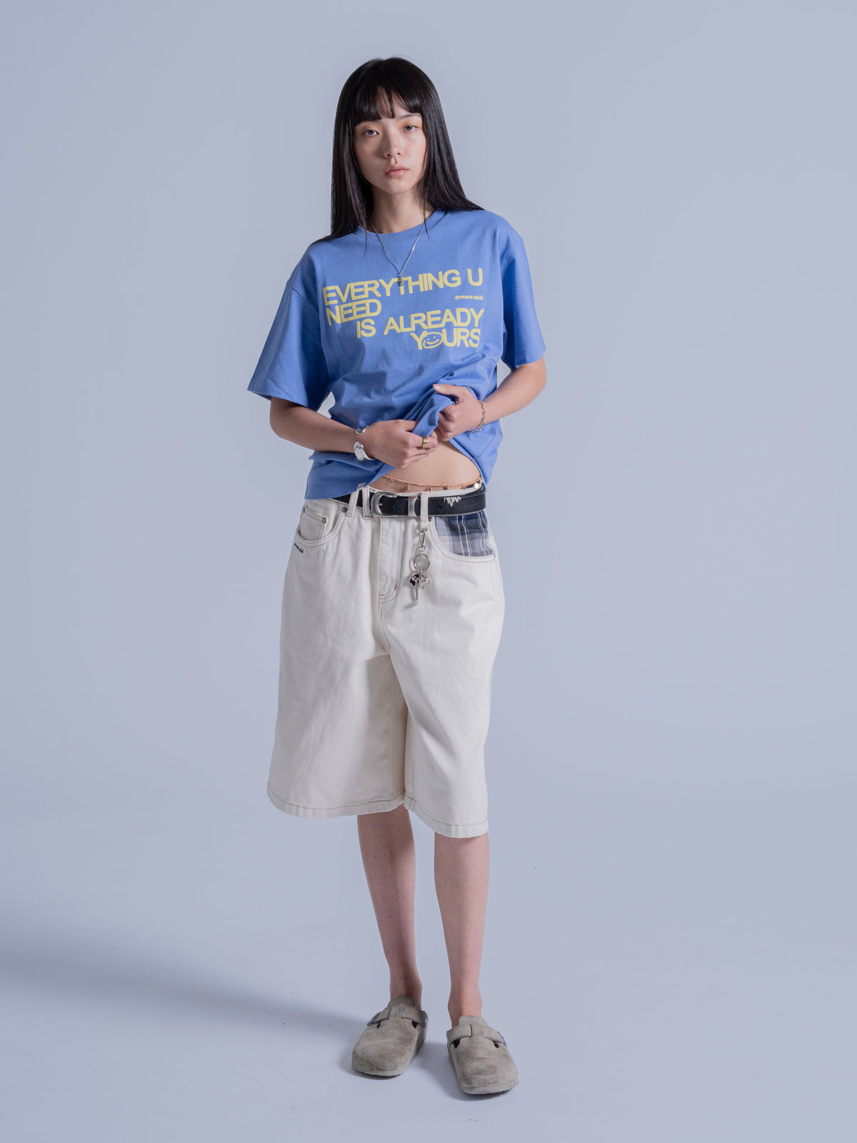 EVERYTHING U NEED TEE - PERIWINKLE