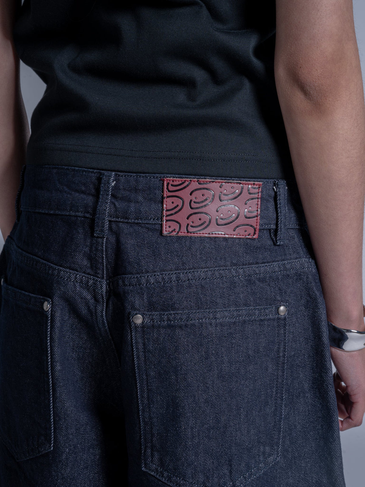 PLAID POCKET JORTS - INDIGO