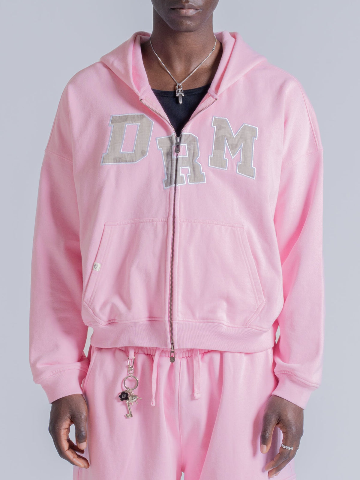 DRM ZIP UP - LIGHT PINK