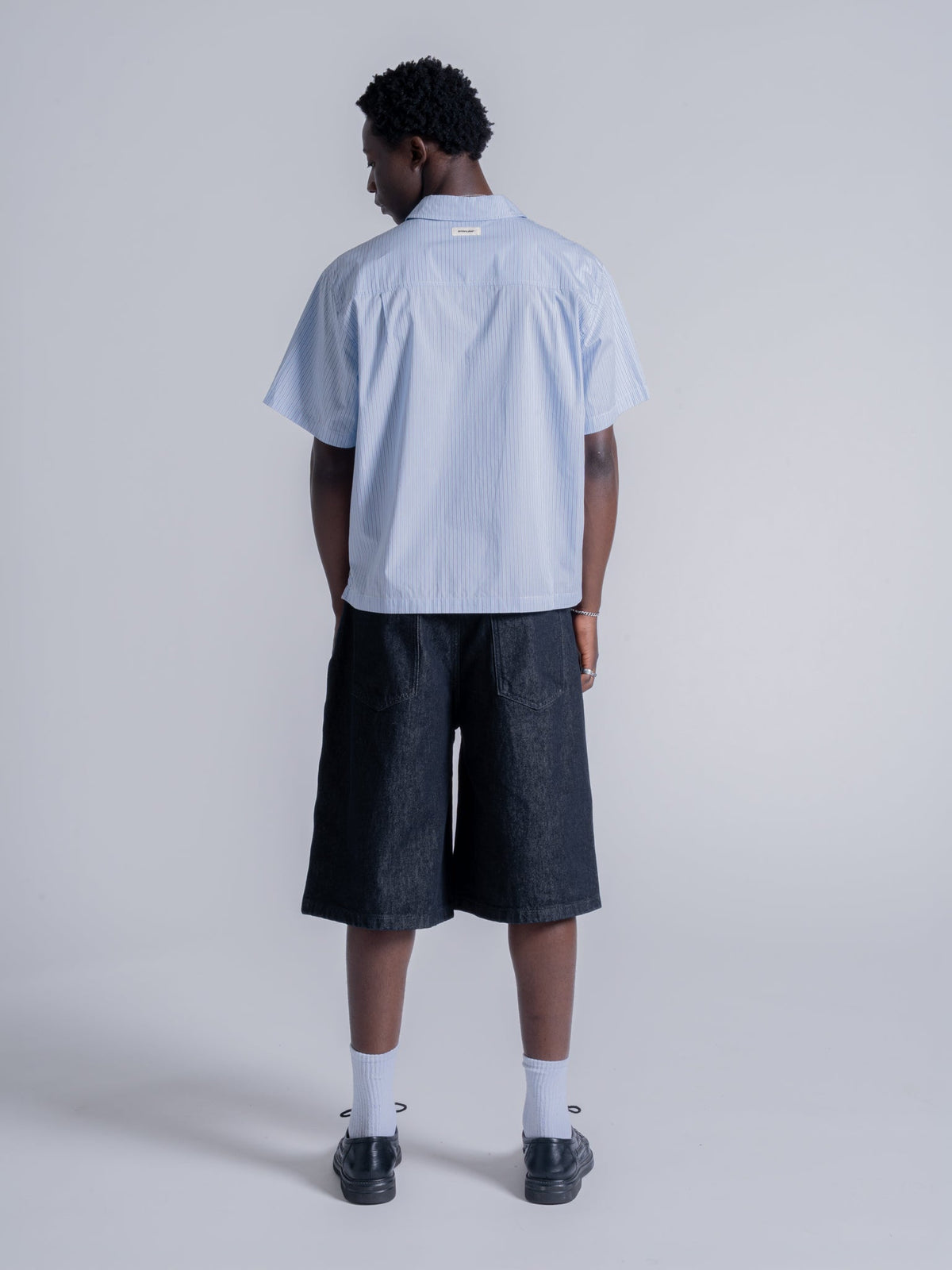 THE BOUQUET BUTTON UP - BLUE