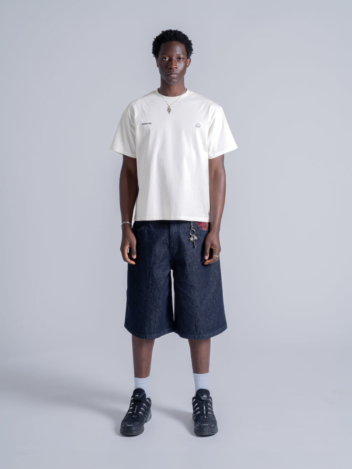 BASIC LOGO TEE - IVORY