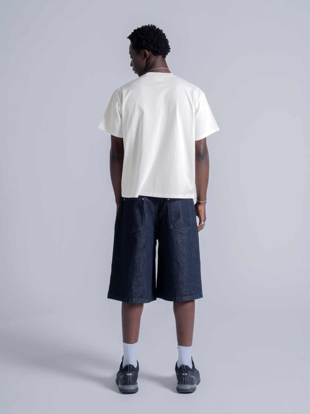 BASIC LOGO TEE - IVORY