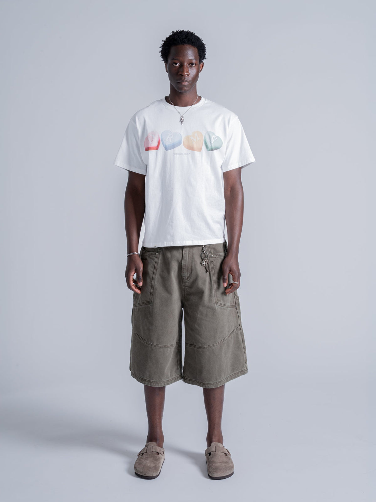 CANDY HEARTS TEE - WHITE