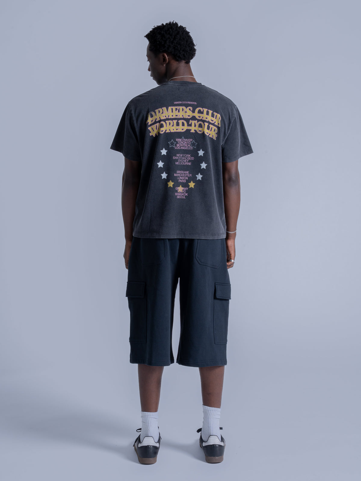 WORLD TOUR TEE - VINTAGE BLACK