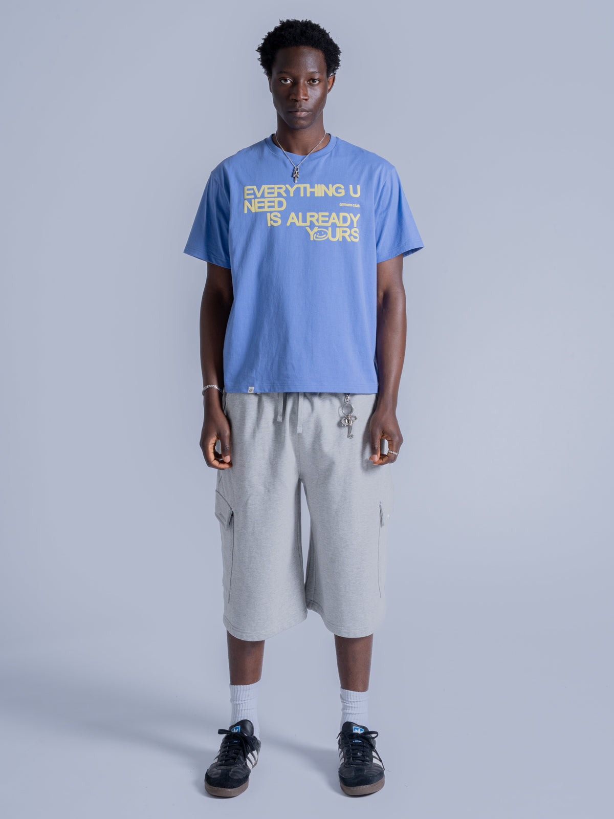 EVERYTHING U NEED TEE - PERIWINKLE
