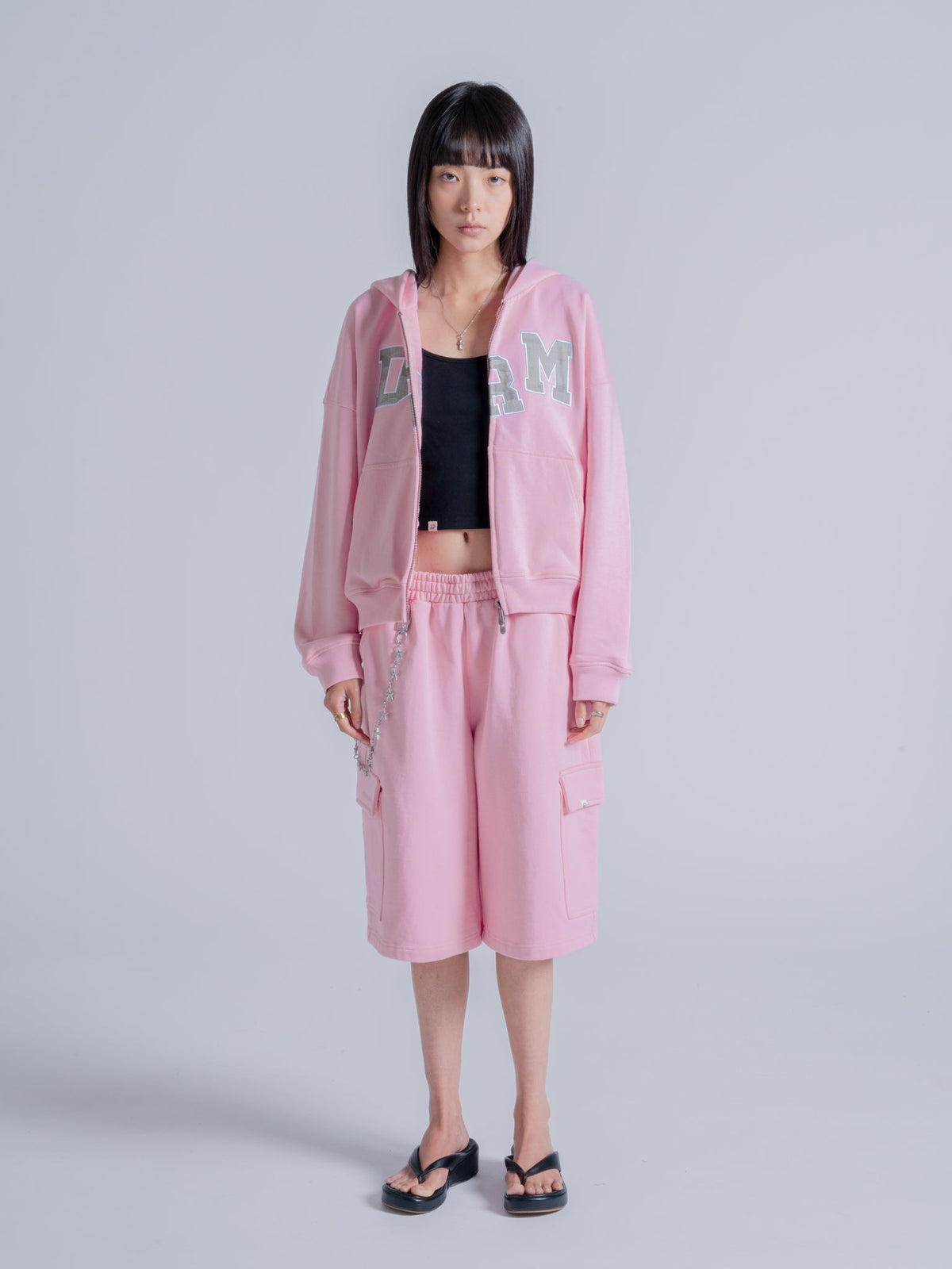 DRM ZIP UP - LIGHT PINK