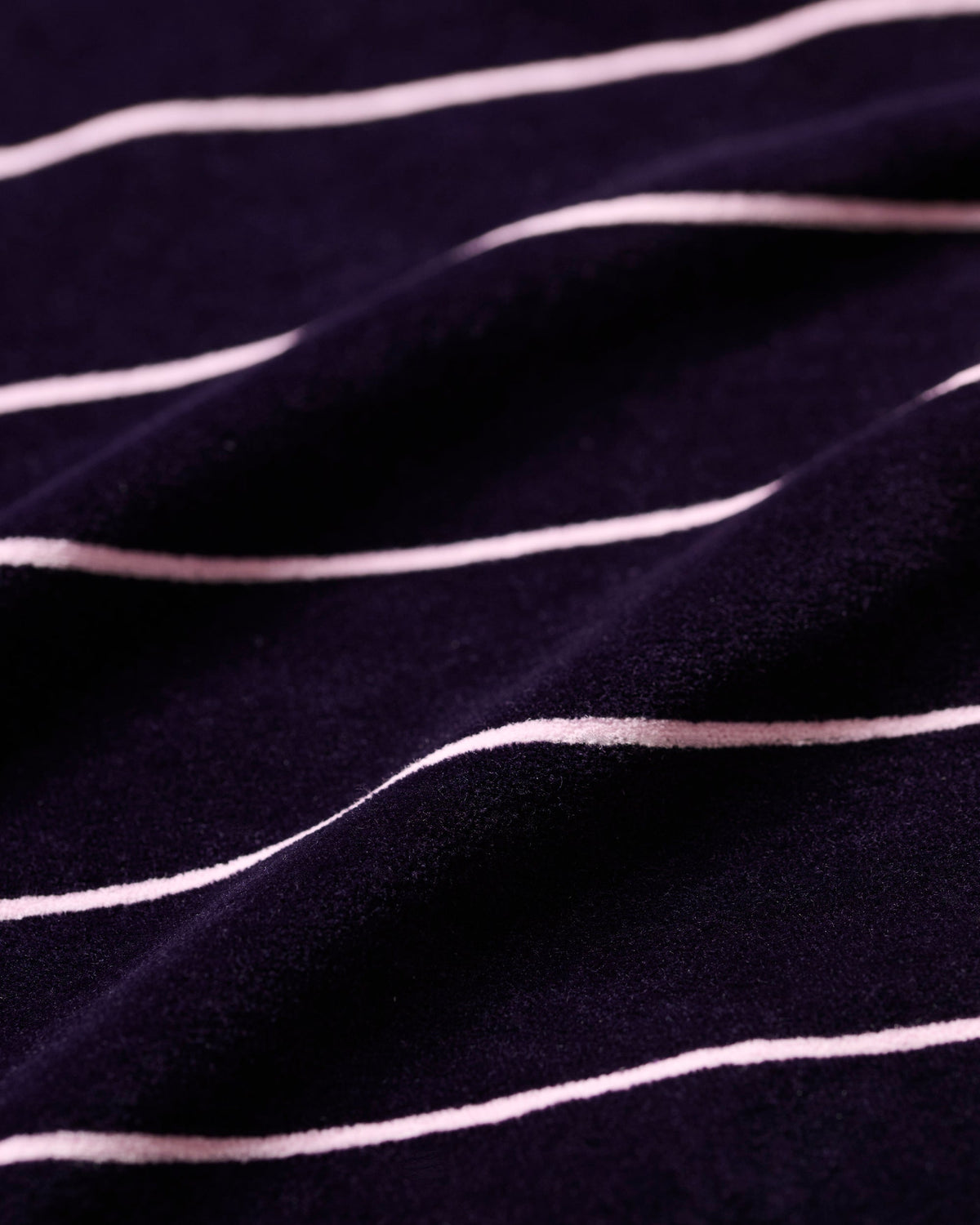Velour Long Sleeve Polo
