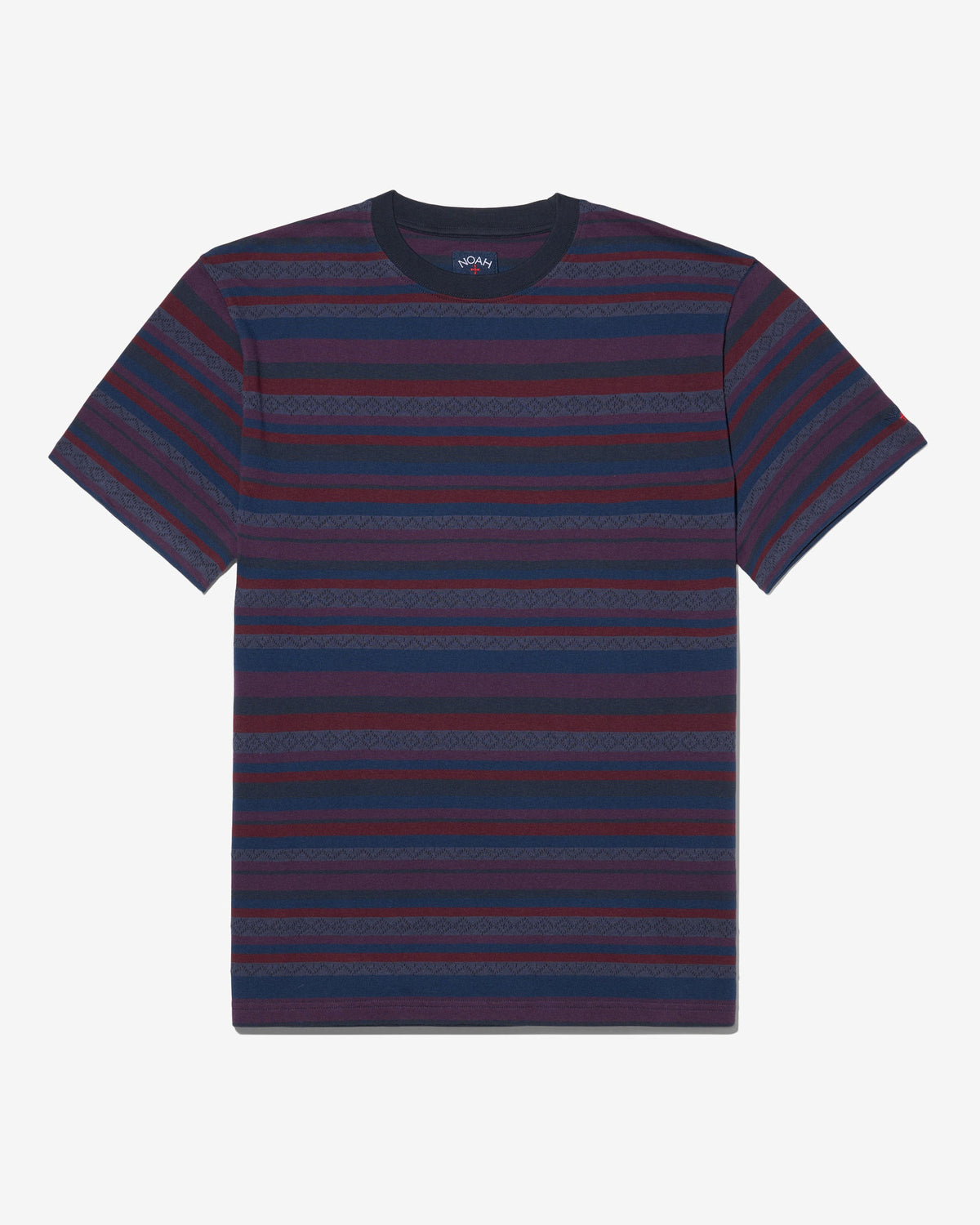 Striped Pointelle Tee