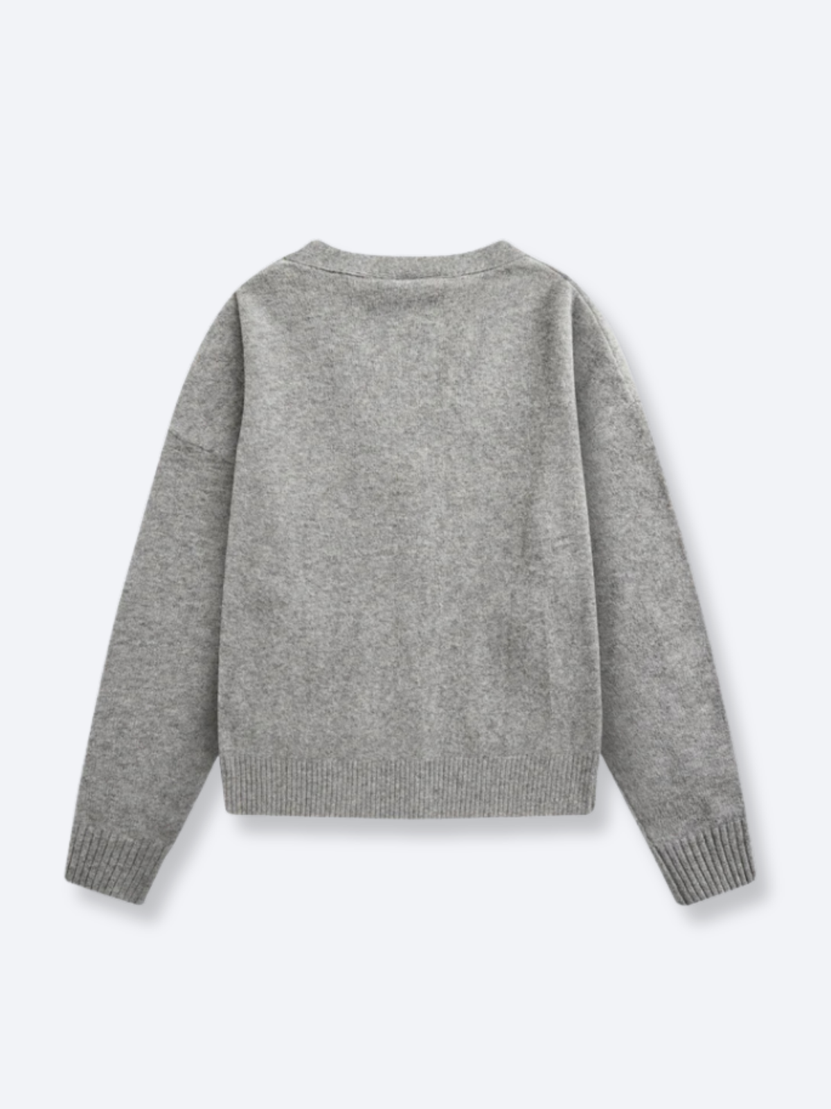 KNIT CARDIGAN - GREY