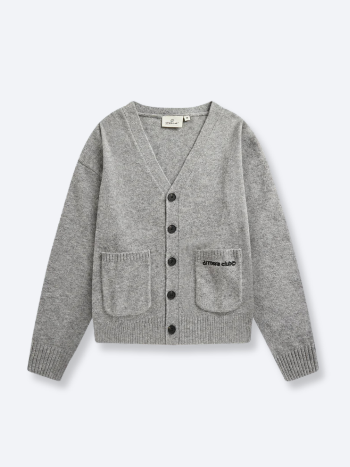 KNIT CARDIGAN - GREY