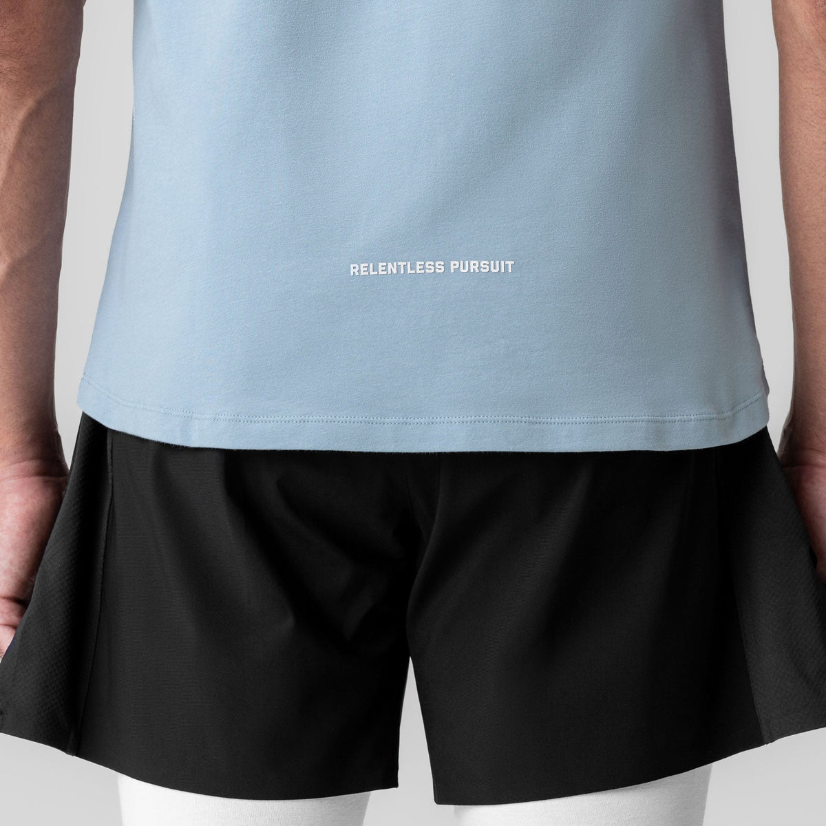 1060. Creora® Cotton Modal Cutoff Tank - Light Sky