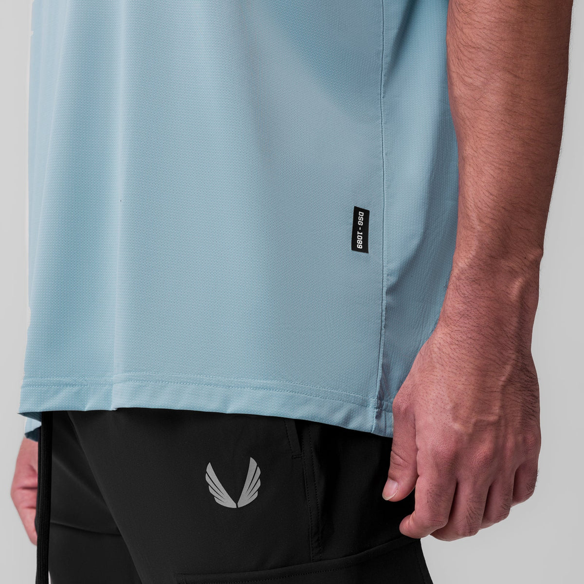 1089. Ice-Skin™ Oversized Tee - Light Sky