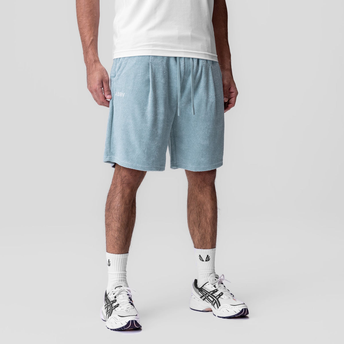 1094. Towel Terry Relaxed Short - Light Sky