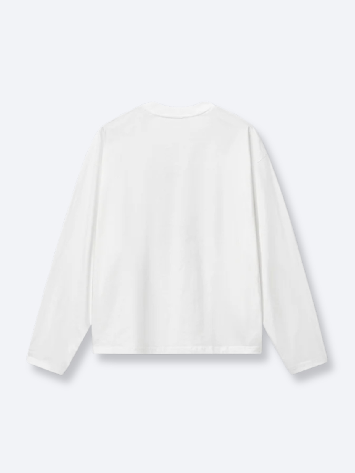 LINEWORK LONG SLEEVE TEE - WHITE