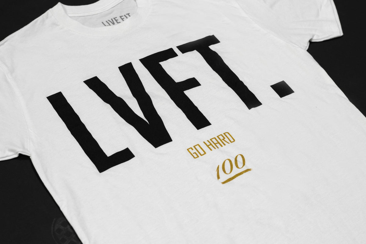 Go Hard Tee - White