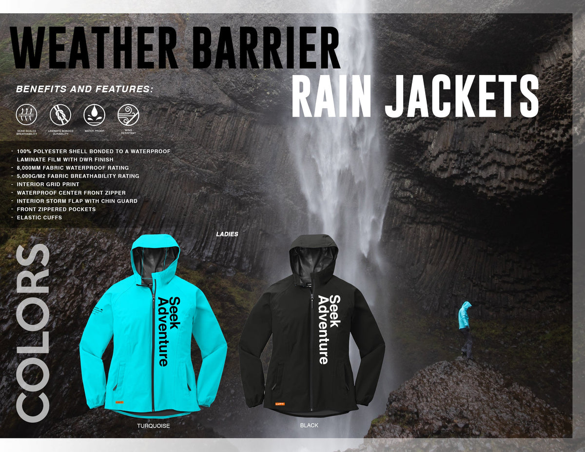 Ladies Weatherproof Jacket - Turquoise