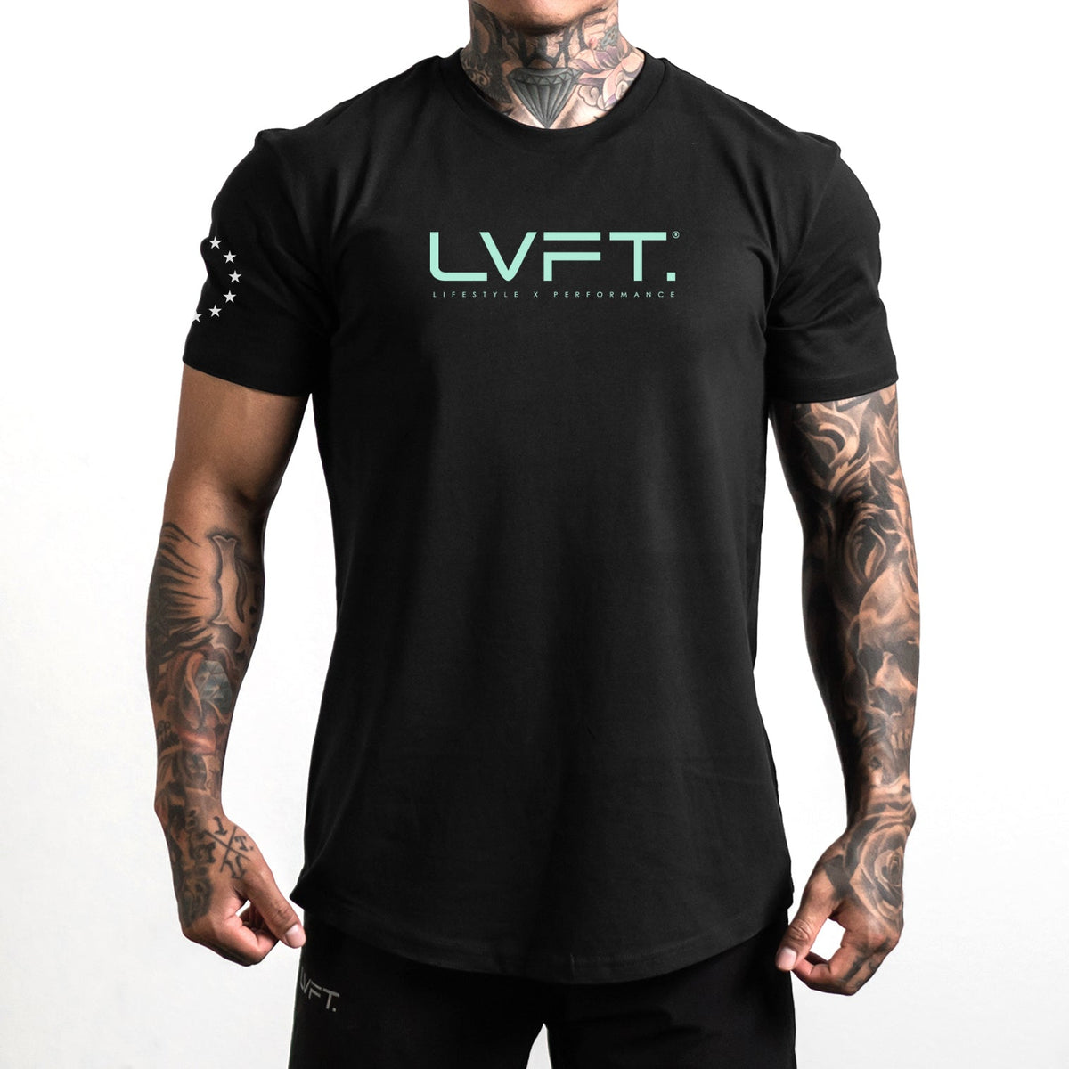 Lifestyle Scallop Tee - Black Mint