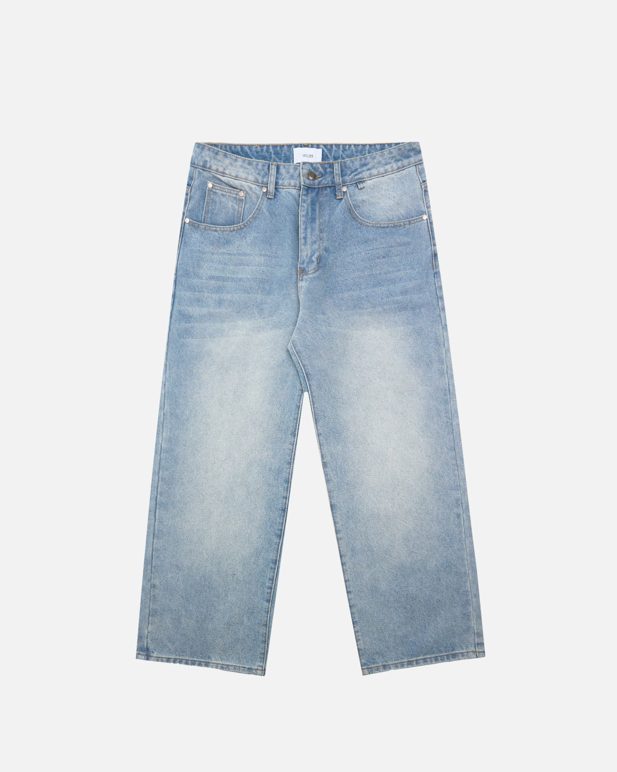 Baggy Denim Pants - Light Blue