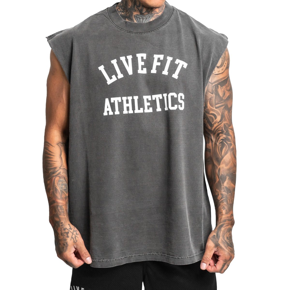 Live Fit Athletics Muscle Tank - Shadow