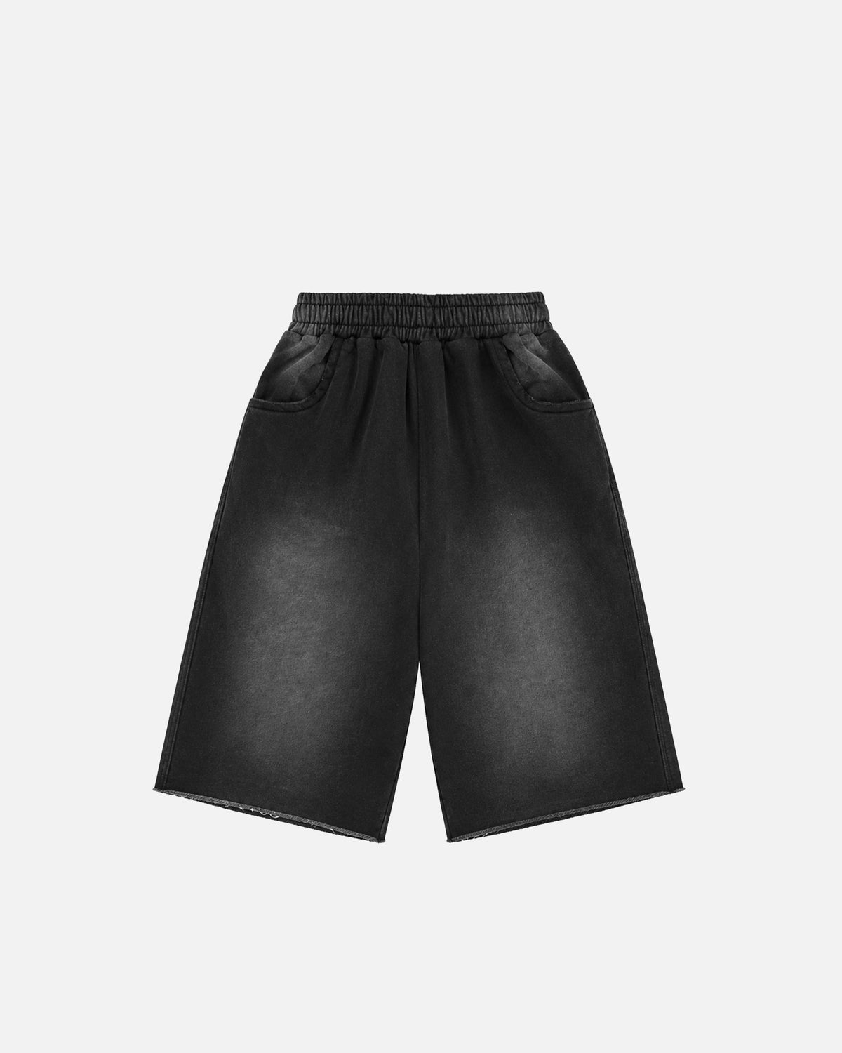 Capri Sweatshorts - Sunfaded Black