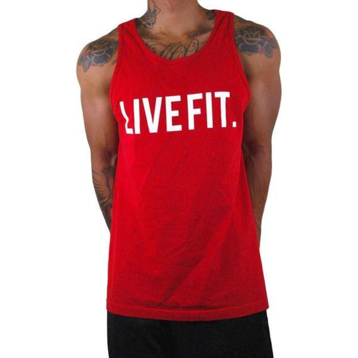 Live Fit Original Tank - Red