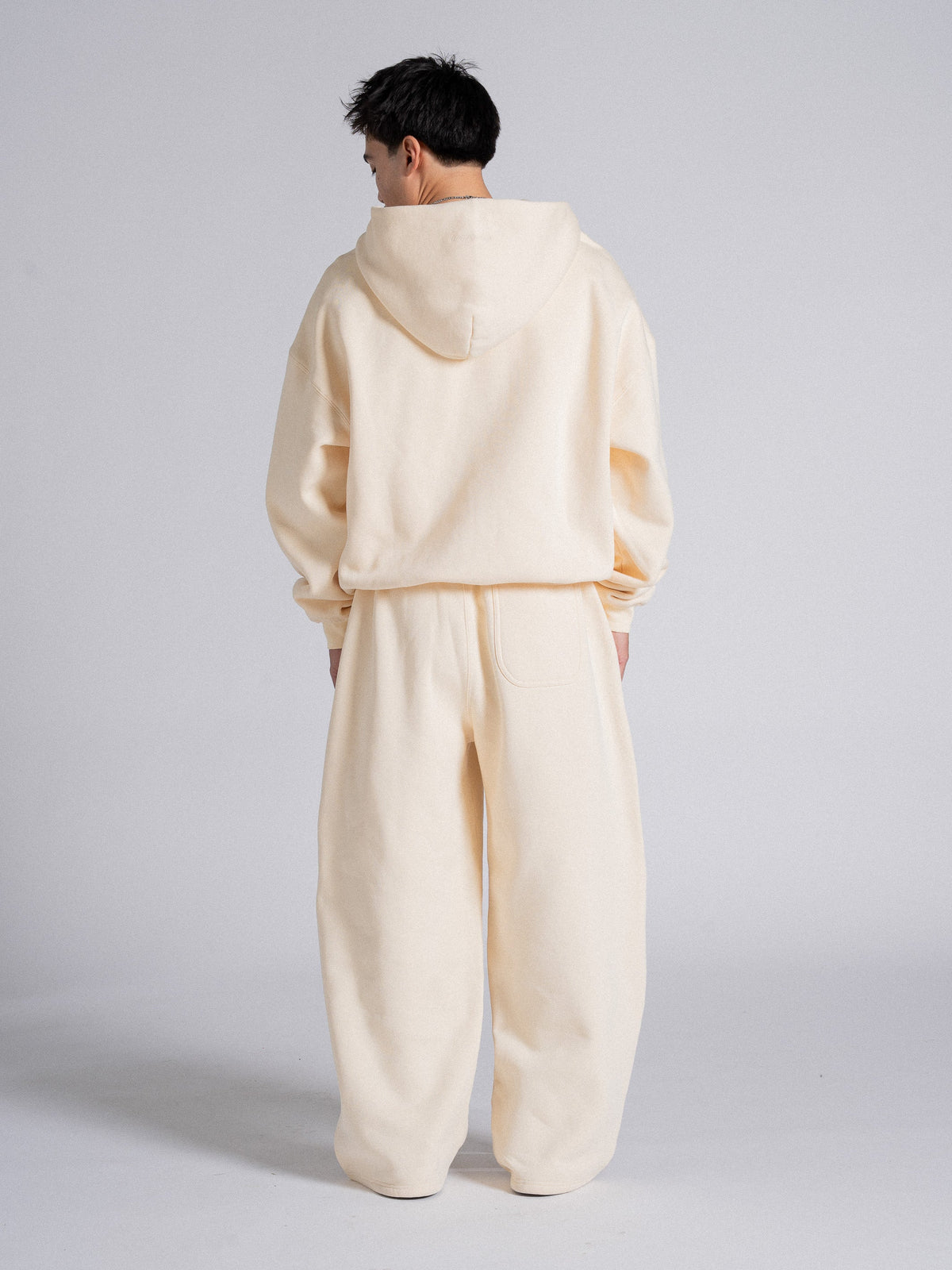 SIGNATURE BASIC ZIP UP - CREAM