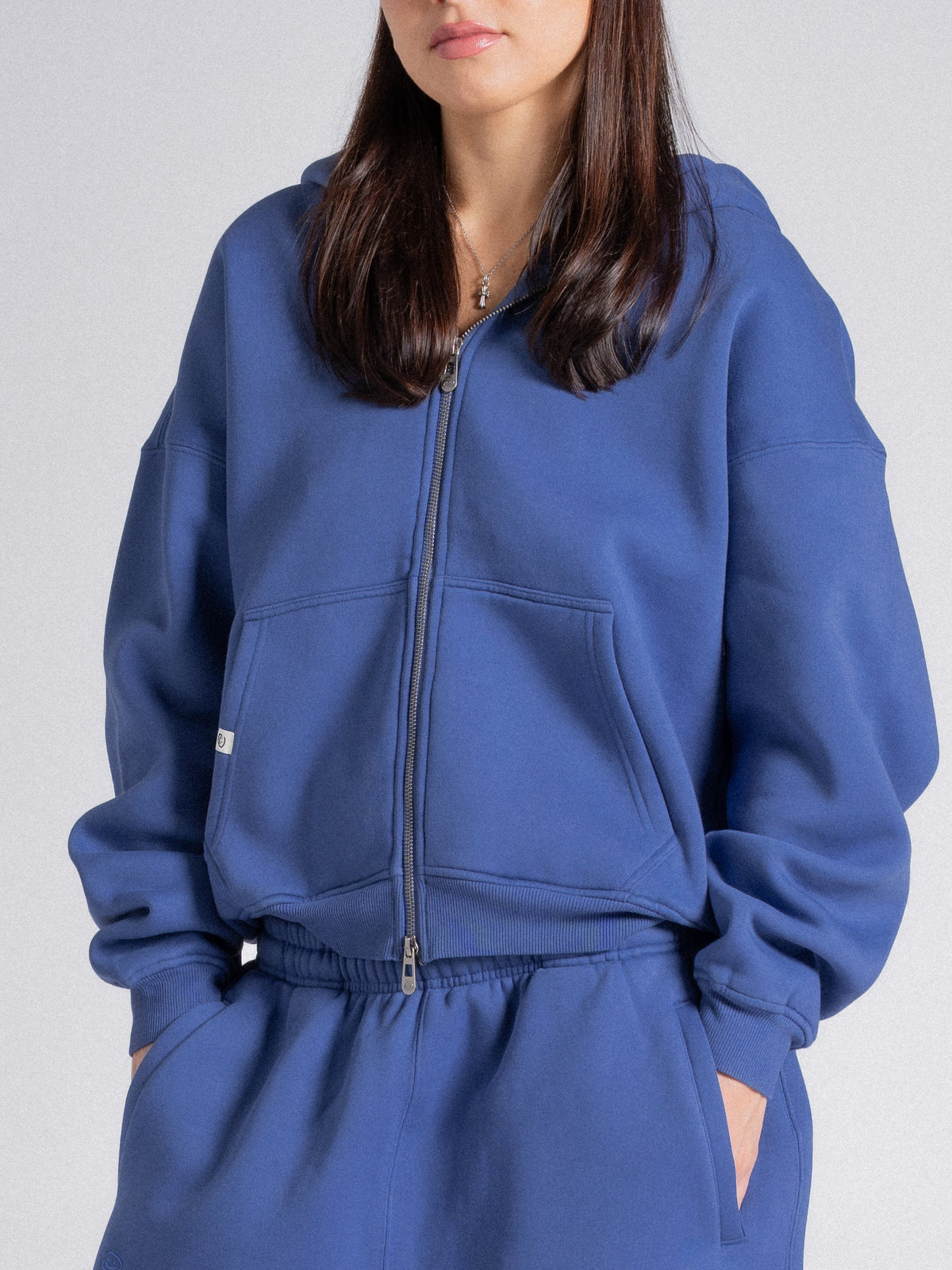 SIGNATURE BASIC ZIP UP - ROYAL BLUE