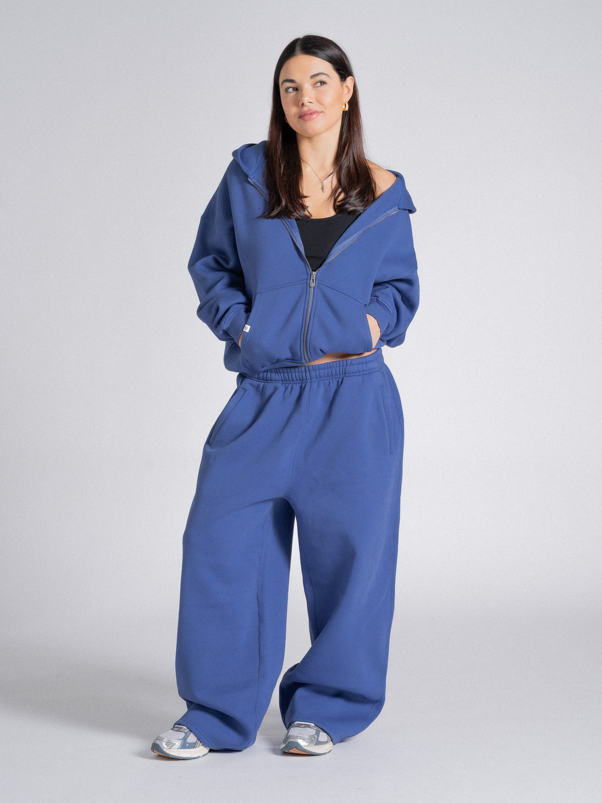 SIGNATURE BASIC ZIP UP - ROYAL BLUE