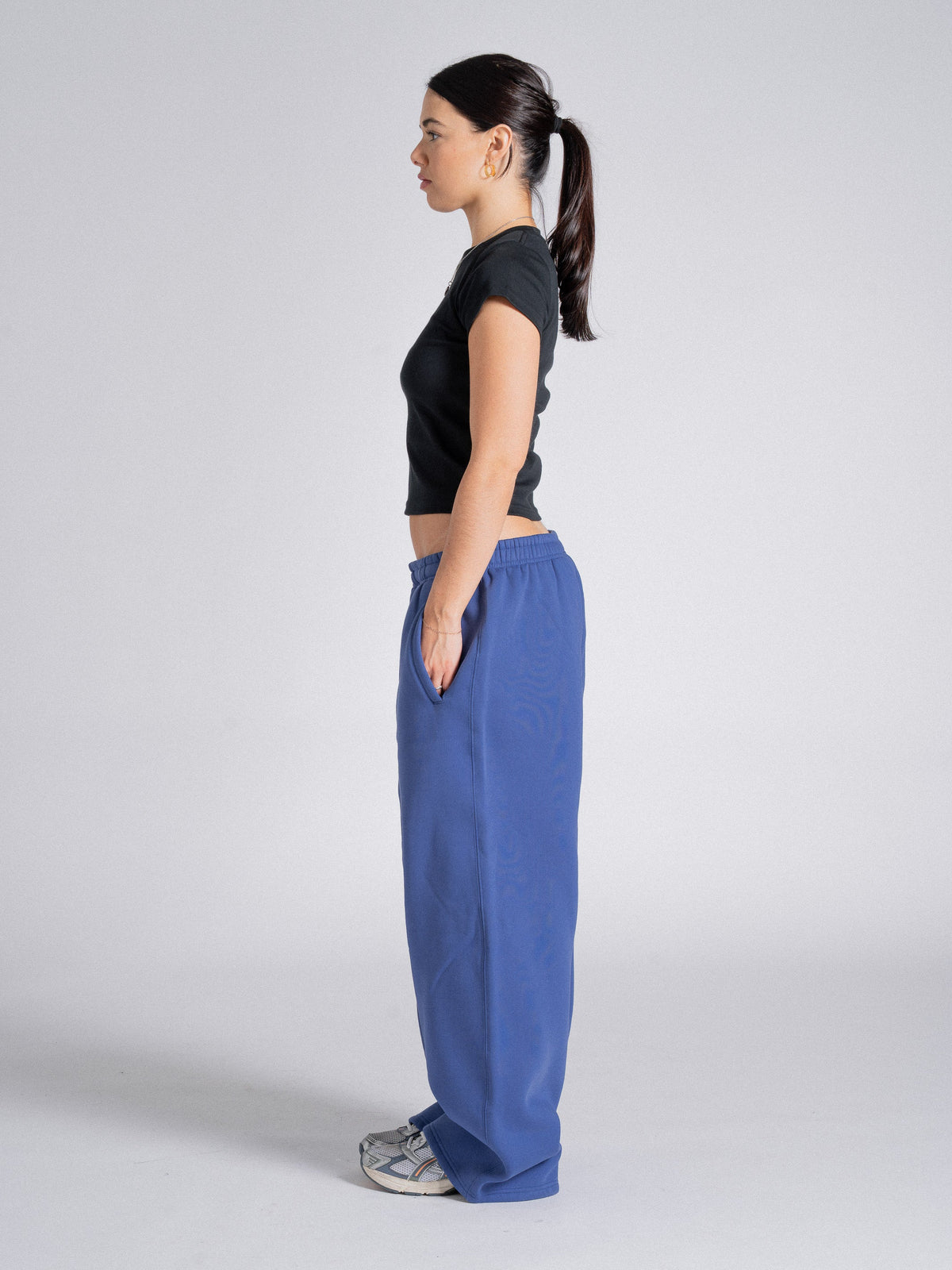 SIGNATURE BAGGY SWEATPANTS - ROYAL BLUE