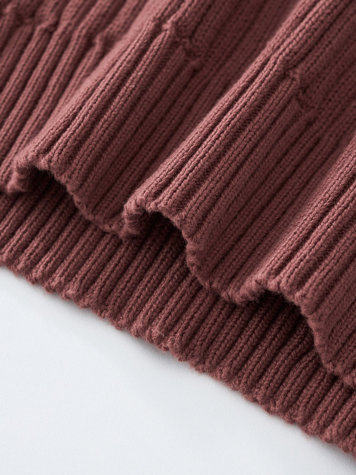DRMERS RIBBED KNIT - MAROON