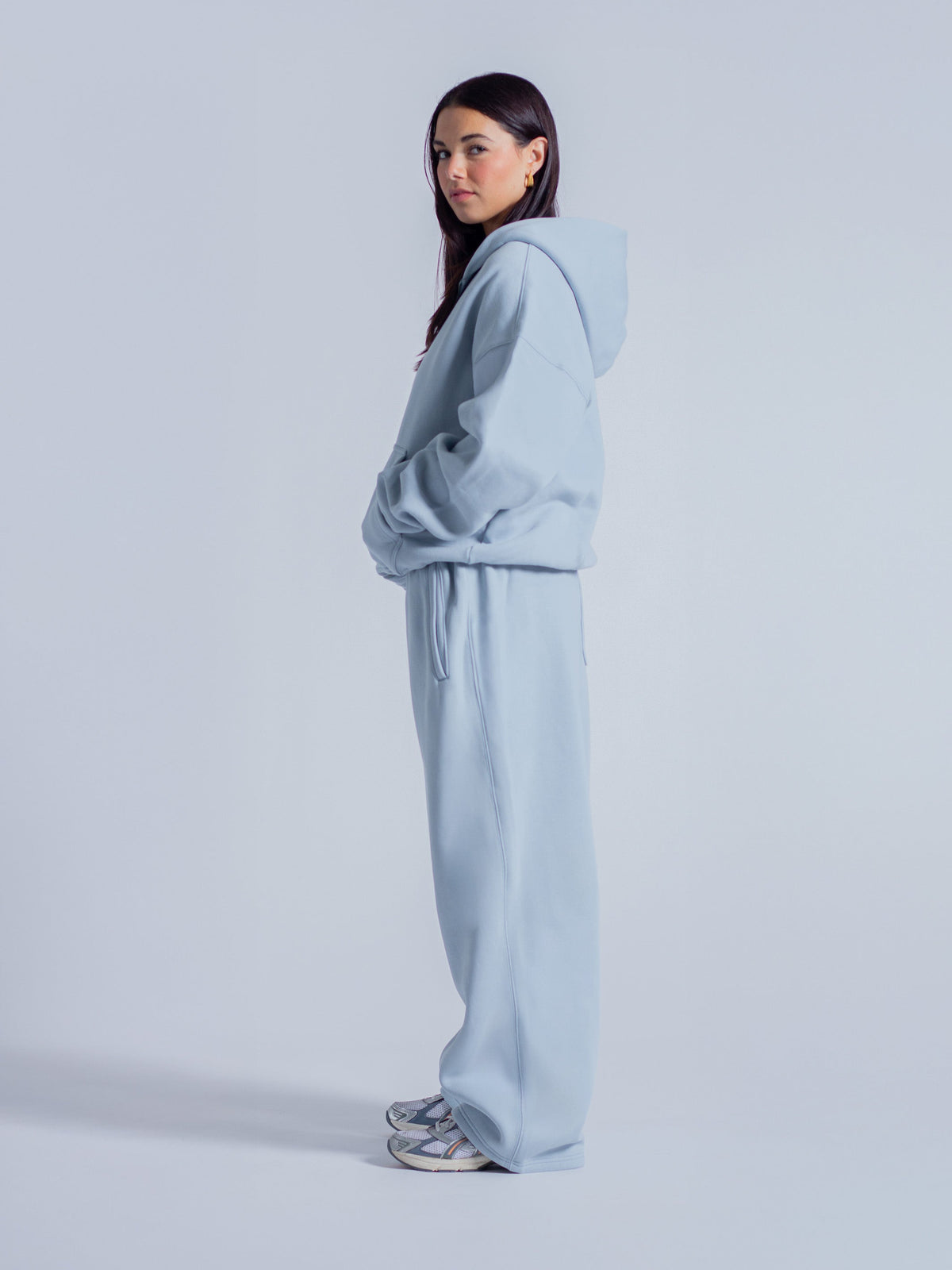 SIGNATURE BASIC ZIP UP - SKY BLUE