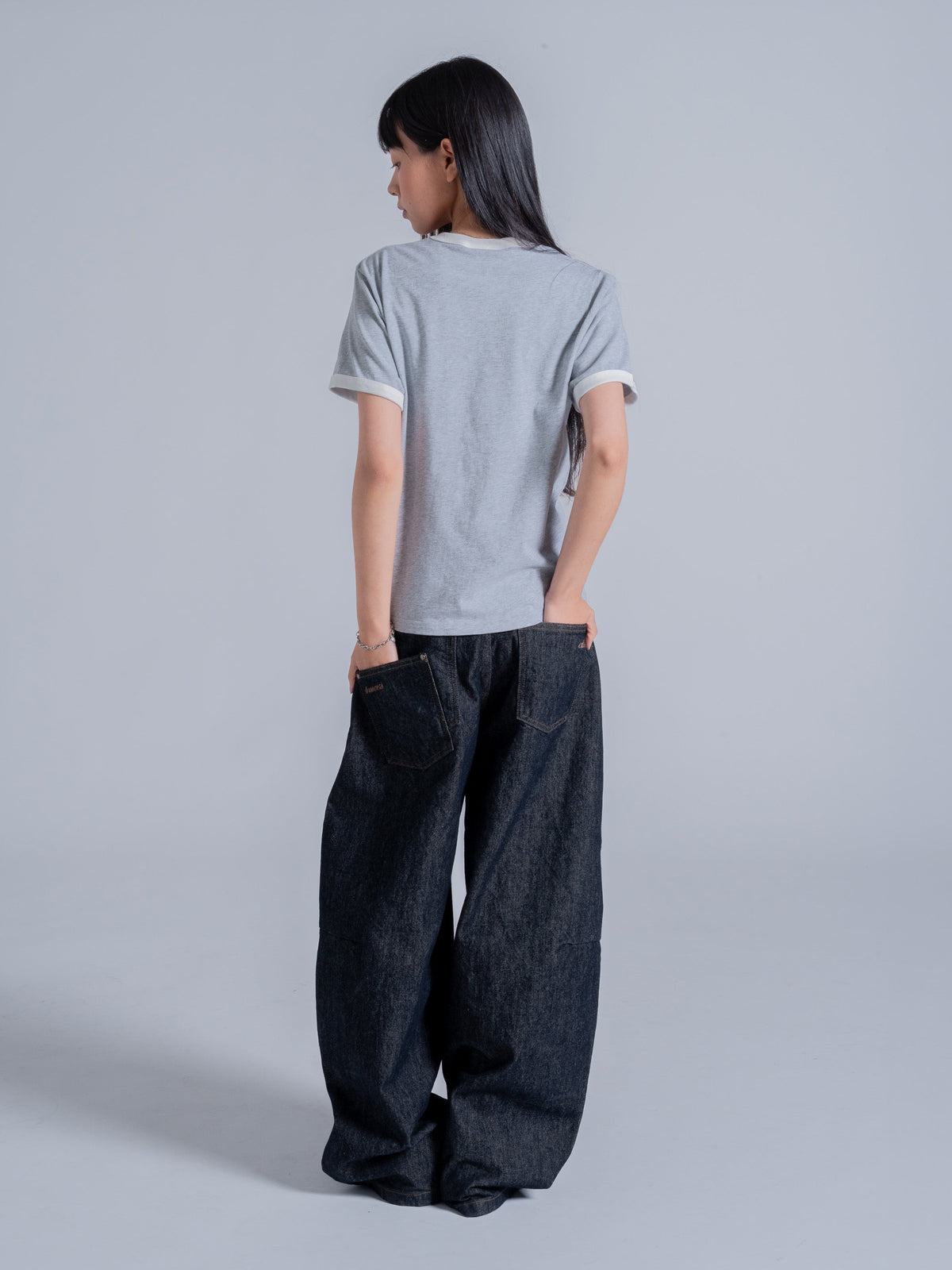 PRACTICE RINGER TEE - HEATHER GREY