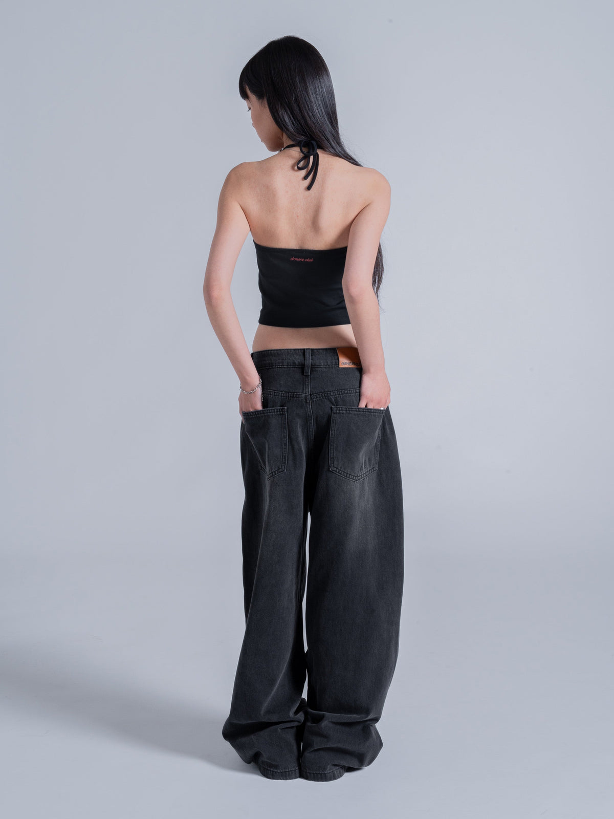 EVERYDAY LOOSE FIT JEANS - WASHED BLACK