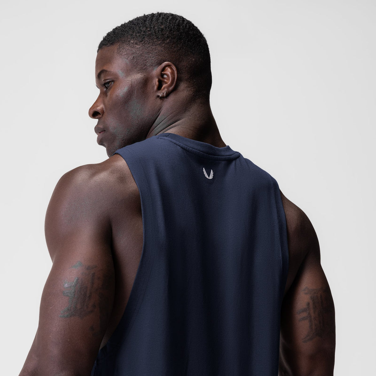 0926. Supima® Muscle Tank - Navy
