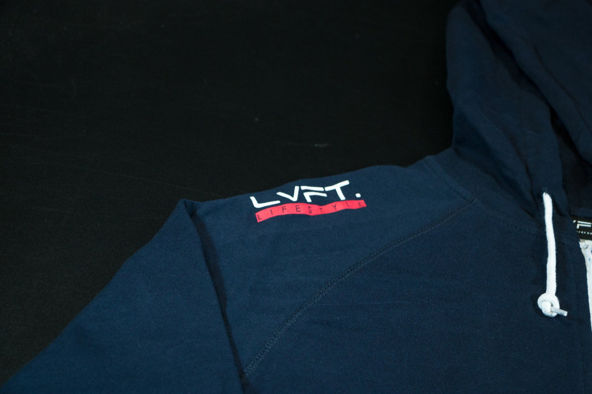 Live Fit Zip Up - Navy