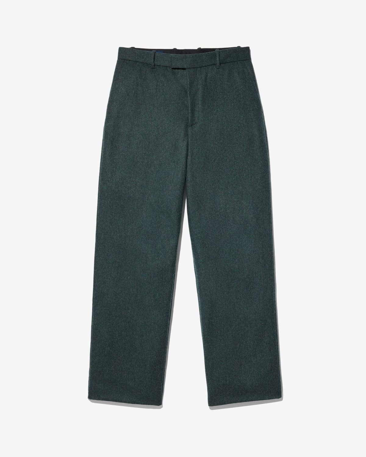 Flat Front Wool Flannel Trouser