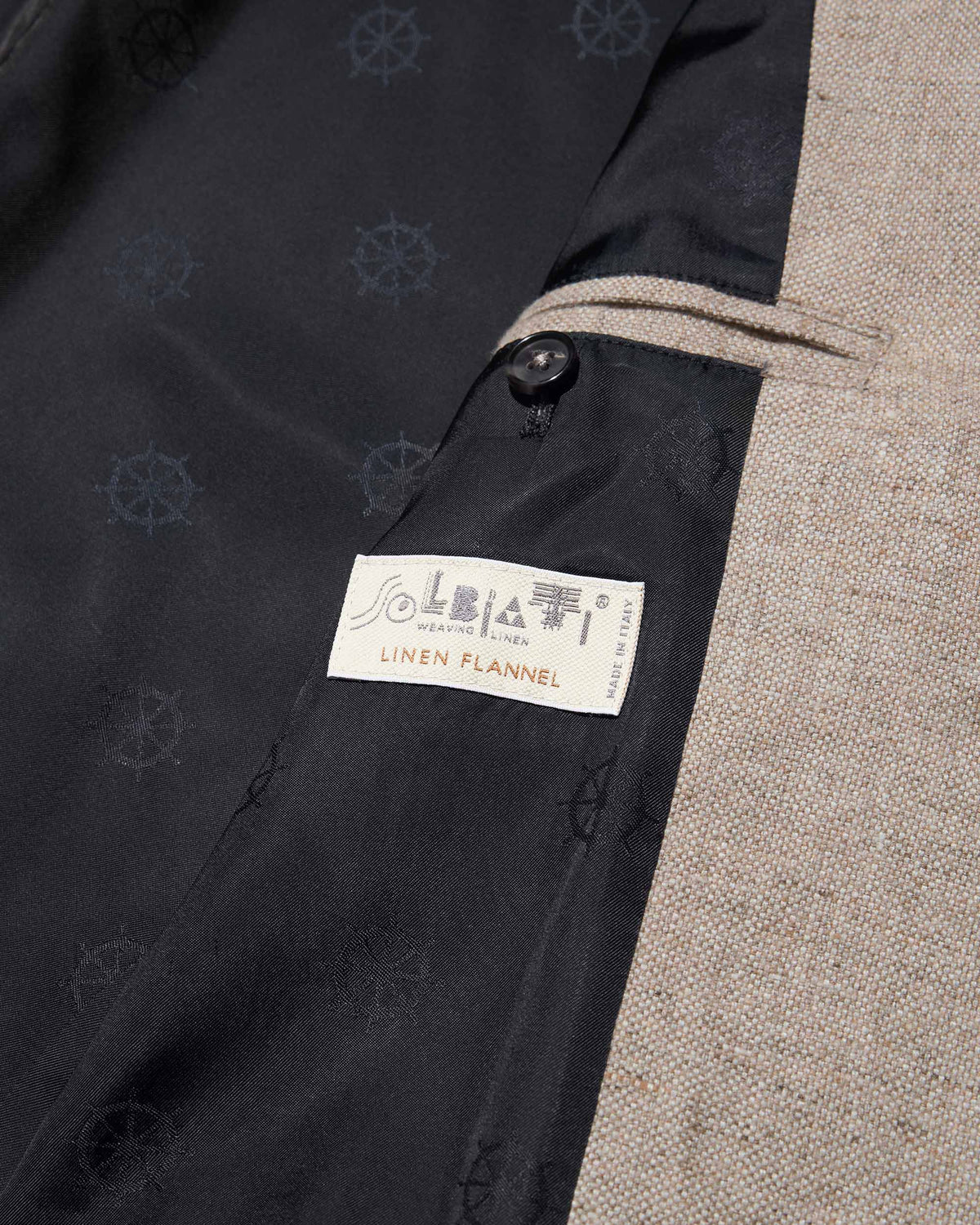 Flanneled Linen Jacket