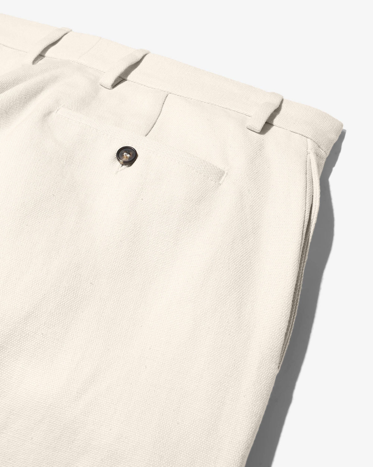 Canvas Single Pleat Trouser