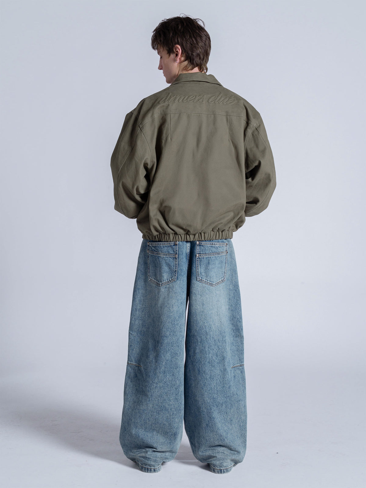 COLLARED JACKET - KHAKI GREEN