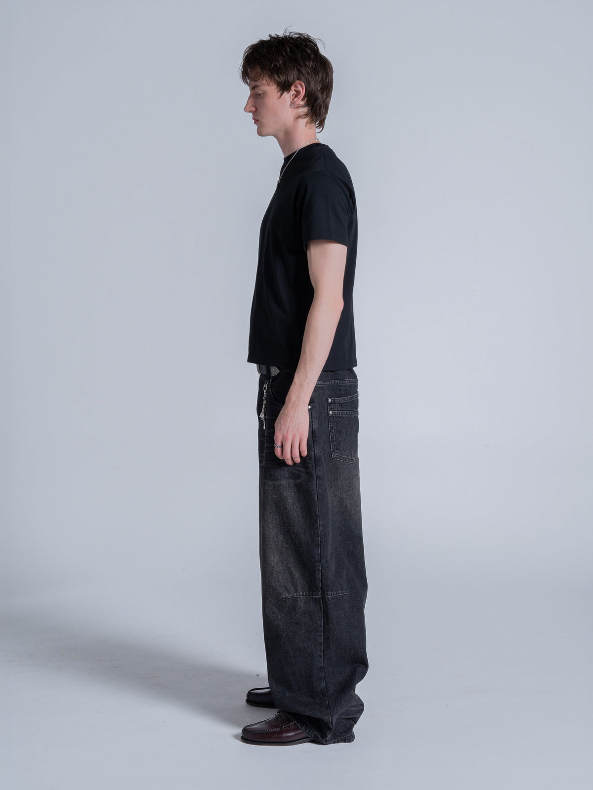 WRINKLE DENIM - SULPHUR BLACK