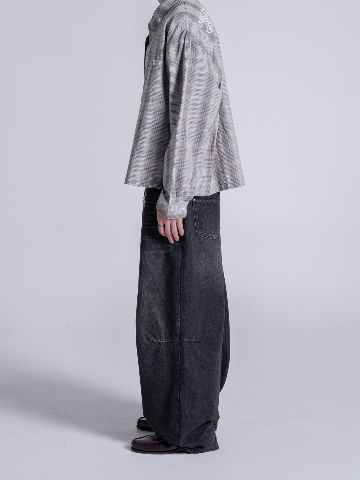FLANNEL - GREY/BLUE