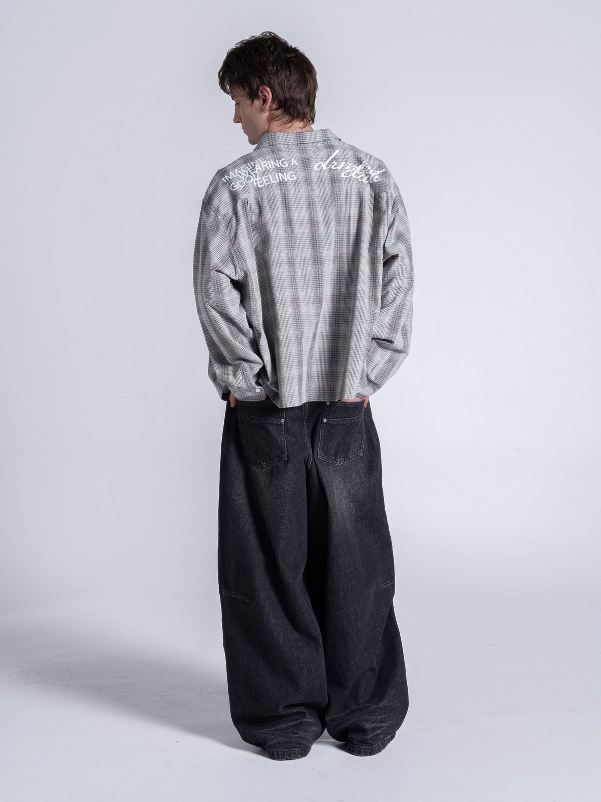 FLANNEL - GREY/BLUE