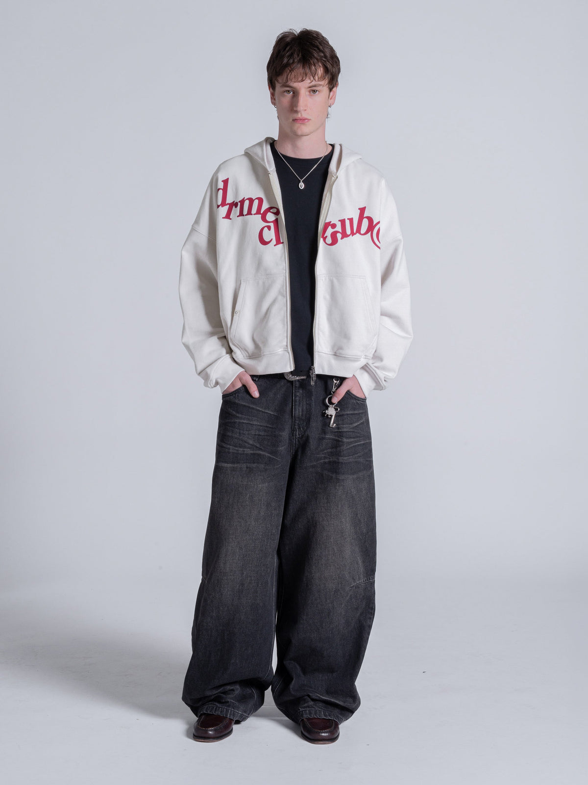 HANGING LETTERS ZIP - OFF WHITE