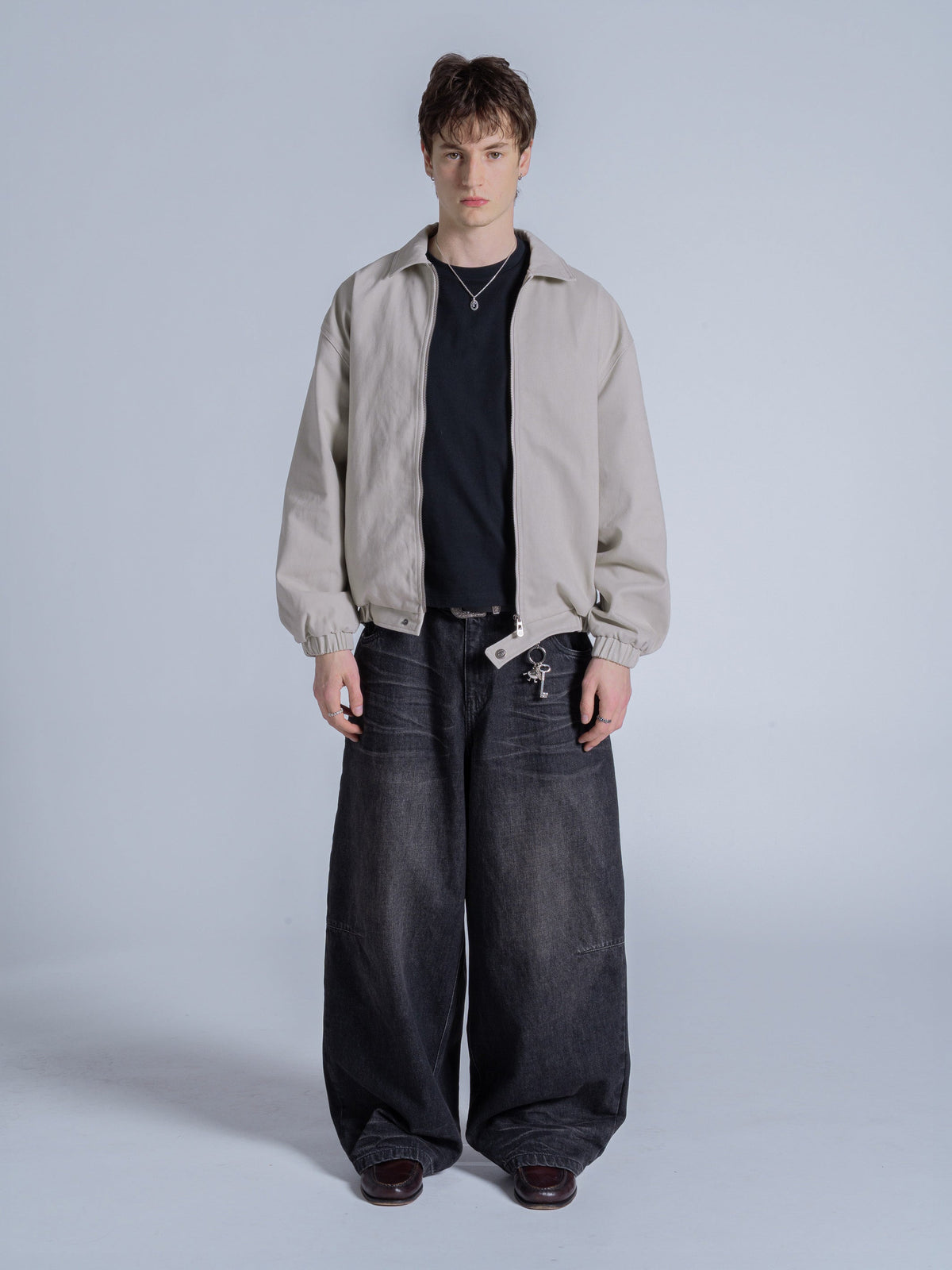 COLLARED JACKET - BONE