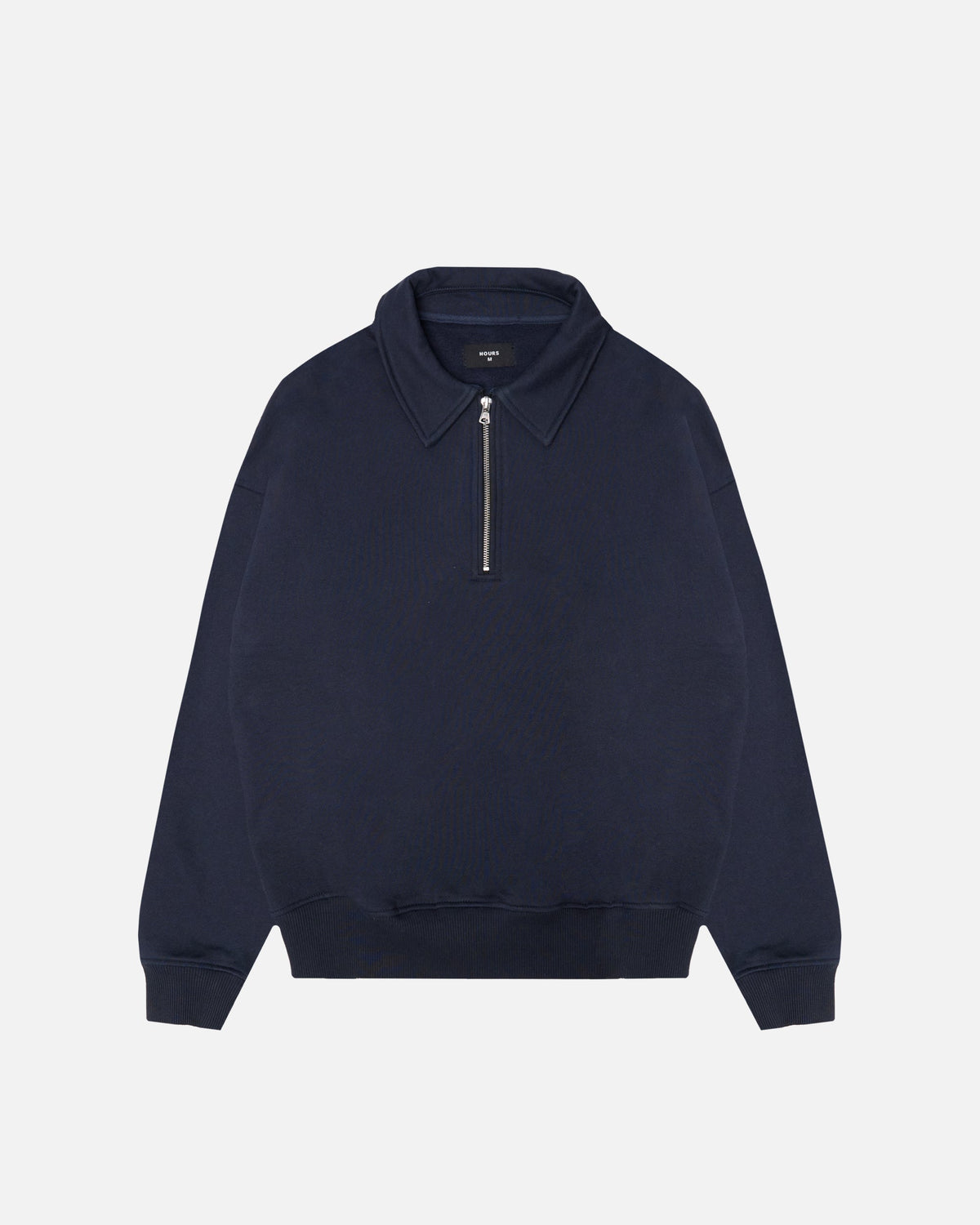 Drop Shoulder 1/4 Zip - Navy