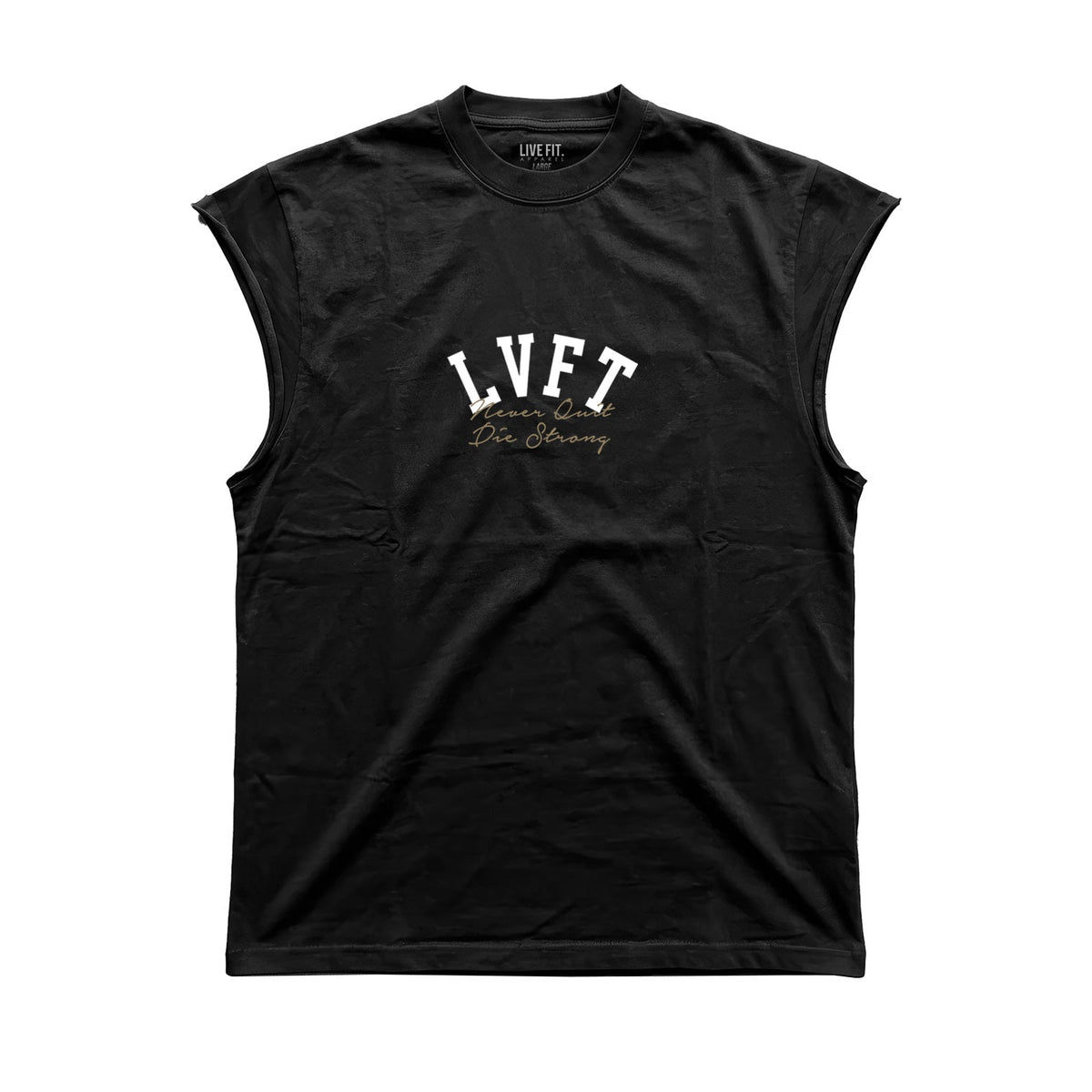 Die Strong Half Sleeve Tee - Black