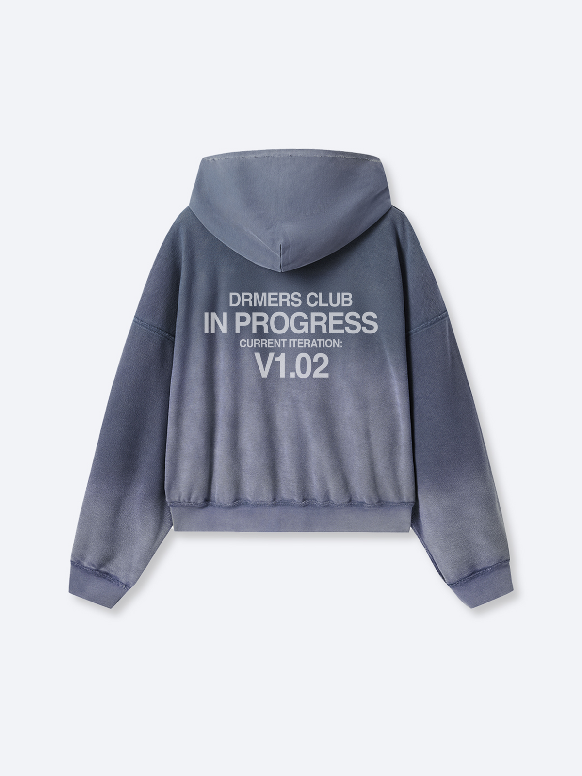 IN PROGRESS REVERSIBLE HOODIE - BLUE LAVENDER