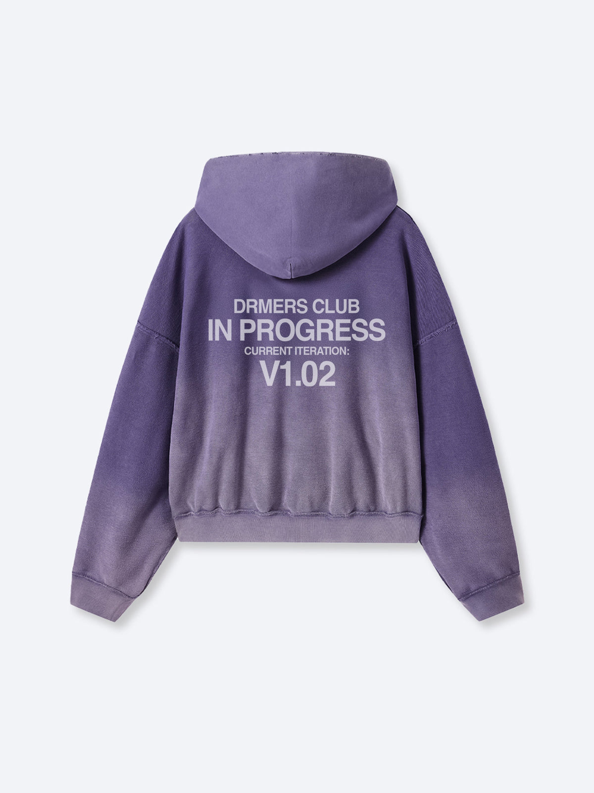 IN PROGRESS REVERSIBLE HOODIE - AMETHYST