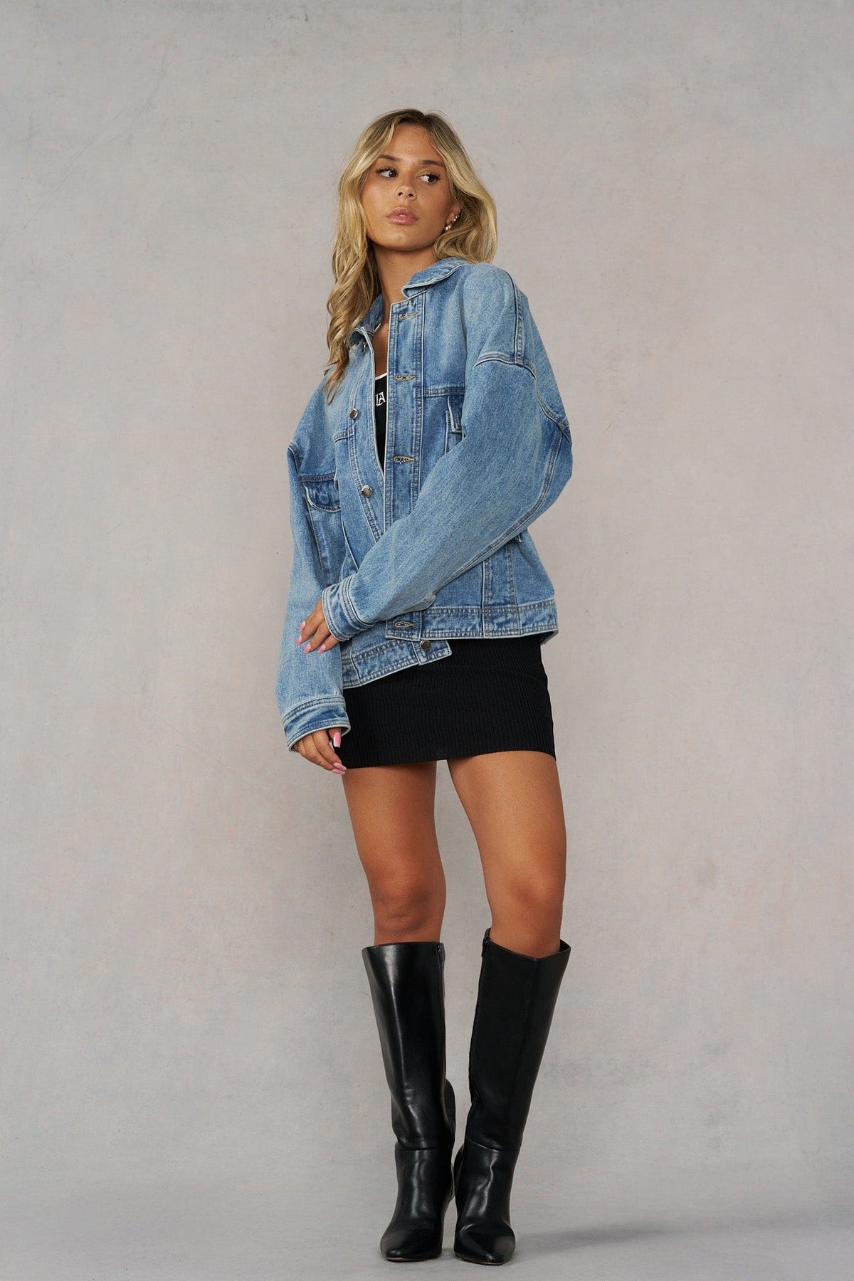 W5165 - Selena Denim Jacket