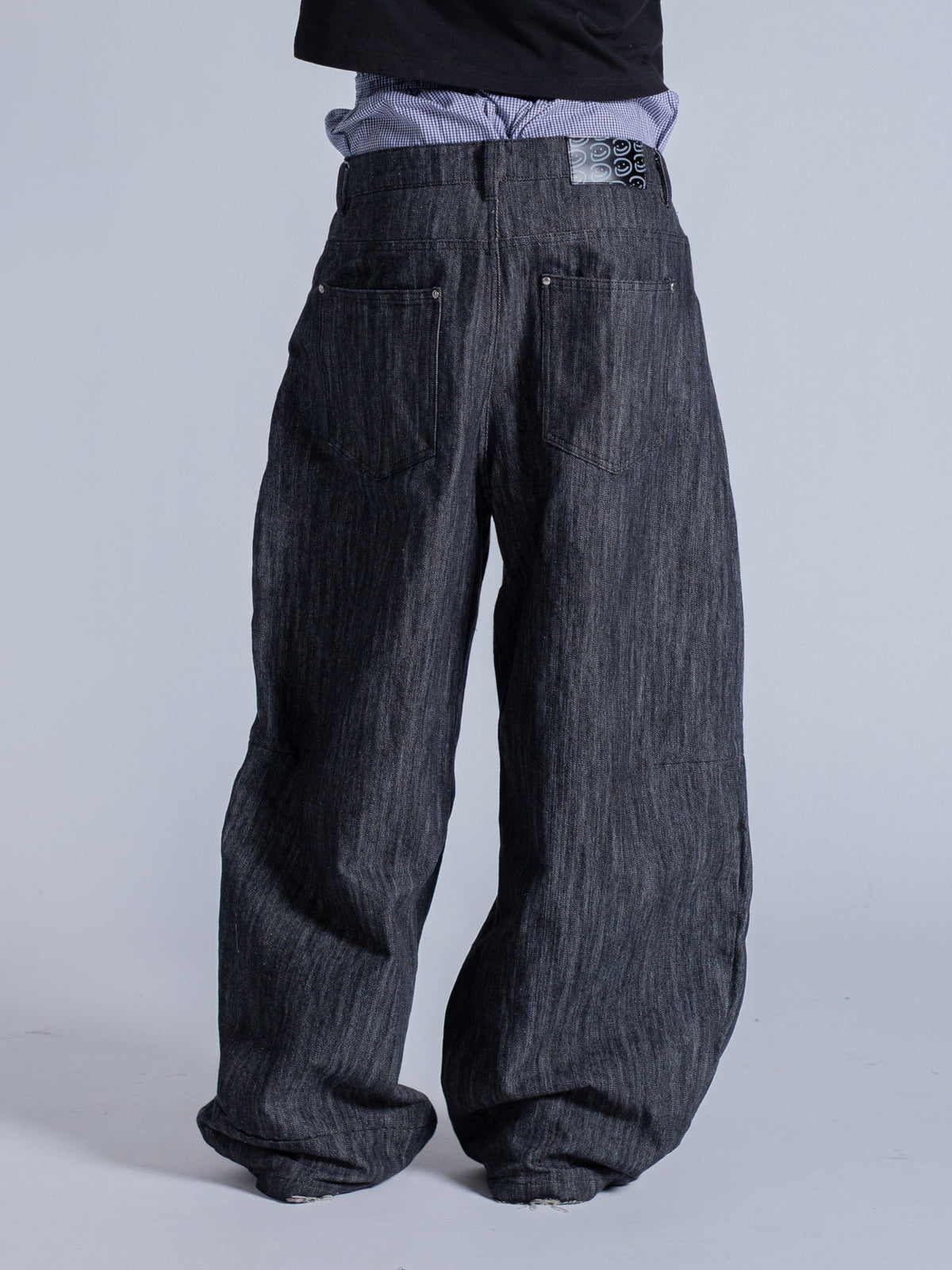 DRIFT RAW DENIM JEANS - BLACK